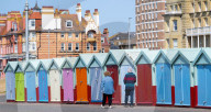 Sunny Weather in Brighton East Sussex, UK.