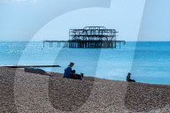 Sunny Weather in Brighton East Sussex, UK.