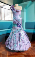 Life-sized flower show dress cake is blooming marvellous.                    