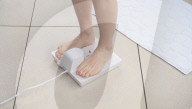 Cooling summer fan for standing on -even after a shower.                  