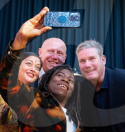 Sir Keir Starmer launches Roundhouse Works at The Roundhouse, London, UK.
