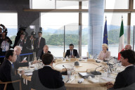 Prime Minister Rishi Sunak attends G7 Summit in Hiroshima Japan