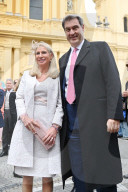 Hochzeit von Ludwig Prinz von Bayern und Sophie-Alexandra Eveking  in der Theatinerkirche in Muenchen am 20.05.2023