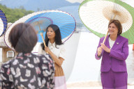 Akshata Murty attends day 1 of G7 Summit