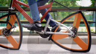 Square wheel bike maker returns with triangular ones           
