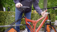 Square wheel bike maker returns with triangular ones           