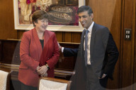 Prime Minister Rishi Sunak meets IMF's Kristalina Georgieva