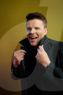 Jake Humphrey TV sports presenter.