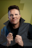Jake Humphrey TV sports presenter.