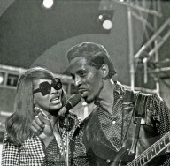 IKE AND TINA TURNER on Ready,Steady,Go in 1966. Photo Tony Gale