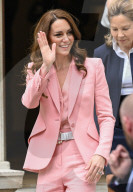 ROYALS - Pretty in Pink: Catherine, Princess of Wales visits The Foundling Museum