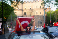 NEWS - Anhänger Erdogans ferien nach der Türkei-Wahl in Köln