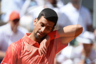 TENNIS - Novak Djokovic im Spiel am Montag