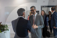 The Prime Minister Rishi Sunak meets the CEO of Google