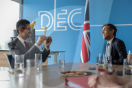 The Prime Minister Rishi Sunak meets the CEO of Google