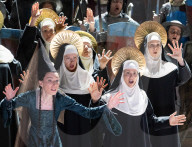 General rehearsal of Il Trovatore, Music by Giuseppe Verdi, The Royal Opera at The Royal Opera House, Covent Garden, London, UK.