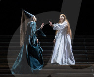 General rehearsal of Il Trovatore, Music by Giuseppe Verdi, The Royal Opera at The Royal Opera House, Covent Garden, London, UK.