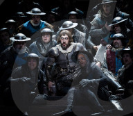 General rehearsal of Il Trovatore, Music by Giuseppe Verdi, The Royal Opera at The Royal Opera House, Covent Garden, London, UK.