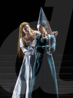 General rehearsal of Il Trovatore, Music by Giuseppe Verdi, The Royal Opera at The Royal Opera House, Covent Garden, London, UK.