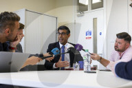The Prime Minister Rishi Sunak visits lab tackling Illicit vapes