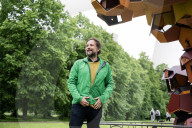 Web(s) of Life exhibition by Argentinian artist Tomas Saraceno at the Serpentine Gallery South, Hyde Park, London, UK.