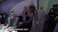Prince Harry's royal backstage appearance at final James Corden US chat show revealed.                              