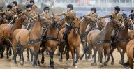 The Brigade Major's Review at Horseguards Parade, Westminster, London, UK. 
1st June 2023.