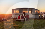 Self-powered mobile home.                  