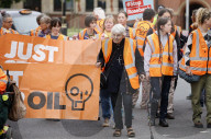 Just Stop Oil protest in London, UK.