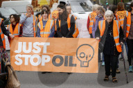Just Stop Oil protest in London, UK.