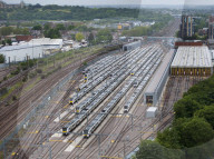 National Rail Strike in London, UK.