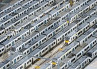 National Rail Strike in London, UK.