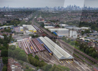 National Rail Strike in London, UK.