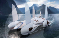 Amazing classic automobile-inspired superyacht.                      
