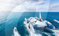 Amazing classic automobile-inspired superyacht.                      