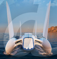 Amazing classic automobile-inspired superyacht.                      