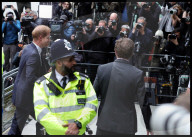 Prince Harry arriving at the High Court in London, UK.