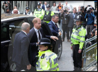 Prince Harry arriving at the High Court in London, UK.