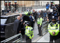 Prince Harry arriving at the High Court in London, UK.