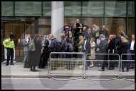 Prince Harry arriving at the High Court in London, UK.