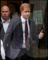 Prince Harry arriving at the High Court in London, UK.