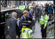Prince Harry arriving at the High Court in London, UK.