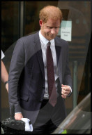 Prince Harry arriving at the High Court in London, UK.