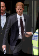 Prince Harry arriving at the High Court in London, UK.