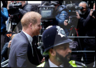 Prince Harry arriving at the High Court in London, UK.