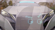 Driver disguised as car seat to for autonomous vehices study.                            