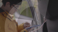 Driver disguised as car seat to for autonomous vehices study.                            
