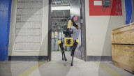 Robot dog gets a grip on opening doors autonomously.                    