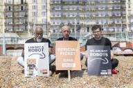 'We're not going away': UK strike trio bullish over battle for Amazon union