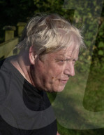 Boris Johnson on a run near his Wallingford home, Oxfordshire, UK